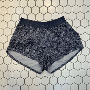 Outdoor Voices Navy Relay Speckled Shorts